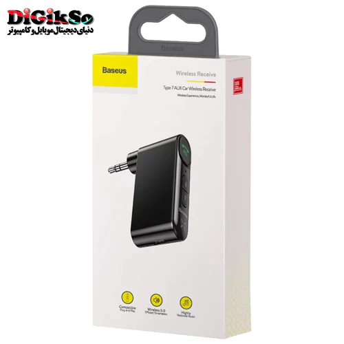 گیرنده بلوتوث صدا AUX باسئوس مدل WXQY-01
