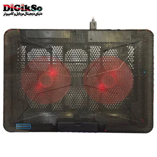 پایه خنک کننده گیمینگ لپ تاپ کول کلد مدل CoolCold F5 دو فن