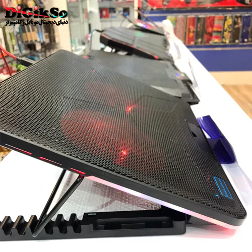 پایه خنک کننده گیمینگ لپ تاپ کول کلد مدل CoolCold F5 دو فن