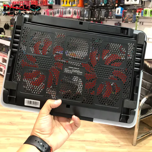 پایه خنک کننده گیمینگ لپ تاپ کول کلد مدل CoolCold F5 دو فن