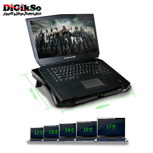 پایه خنک کننده لپ تاپ گیمینگ کول کلد مدل CoolCold K25S