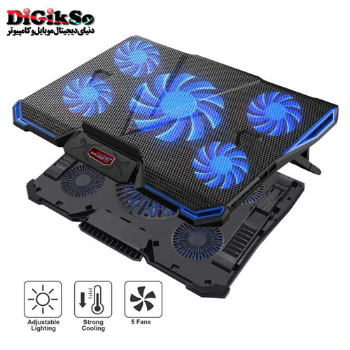 پایه خنک کننده لپ تاپ گیمینگ کول کلد مدل CoolCold K33