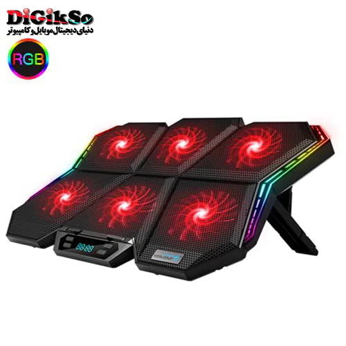 پایه خنک کننده لپ تاپ گیمینگ کول کلد مدل CoolCold K40 RGB