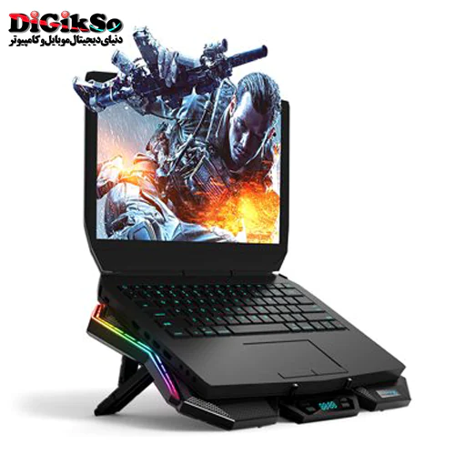 پایه خنک کننده لپ تاپ گیمینگ کول کلد مدل CoolCold K40 RGB