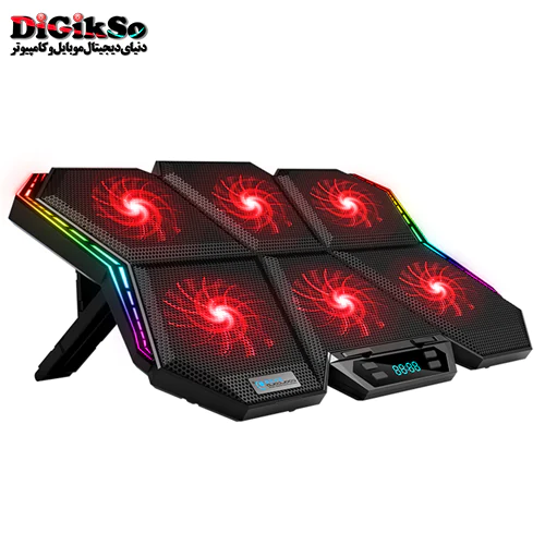 پایه خنک کننده لپ تاپ گیمینگ کول کلد مدل CoolCold K40 RGB