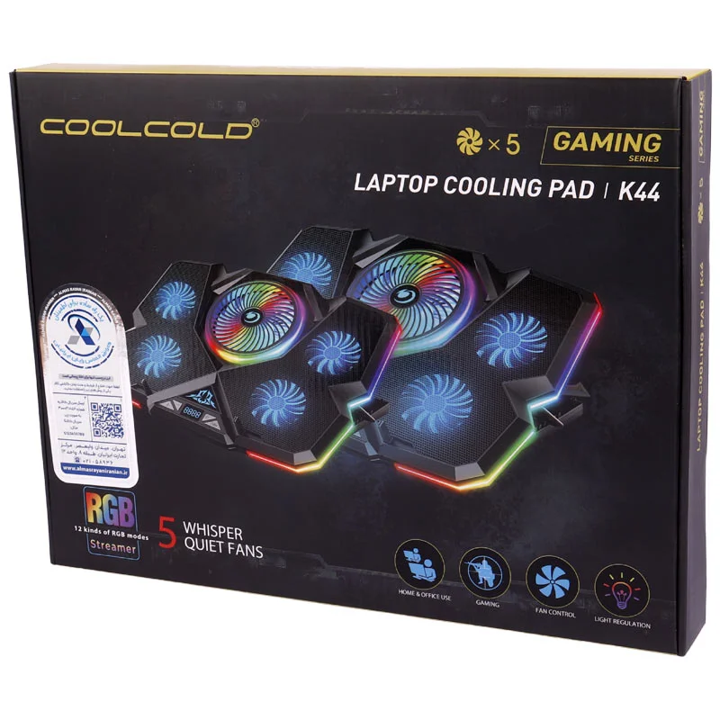 کول پد لپ تاپ کول کلد مدل Coolcold K44