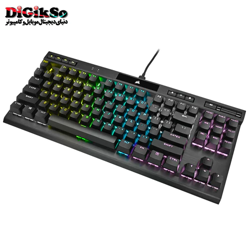 کیبورد گیمینگ مکانیکال کورسیر مدل K70 RGB TKL