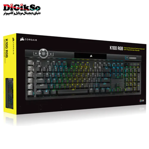 کیبورد گیمینگ مکانیکال کورسیر مدل K100 RGB
