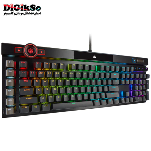 کیبورد گیمینگ مکانیکال کورسیر مدل K100 RGB