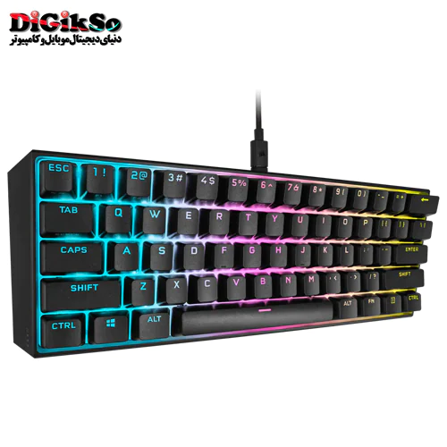 کیبورد گیمینگ مکانیکال کورسیر مدل K65 RGB Mini