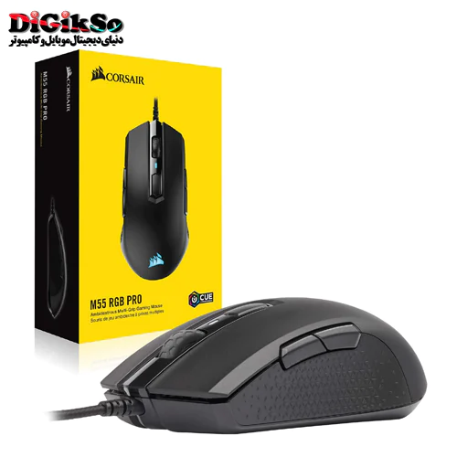 ماوس گیمینگ کورسیر مدل Corsair M55 RGB PRO