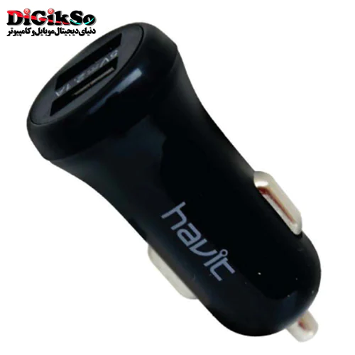 شارژر فندکی 2 پورت هویت مدل Havit HV-CC8801