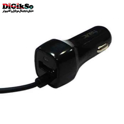 شارژر فندکی هویت مدل HV-UC2020 همراه با کابل microUSB