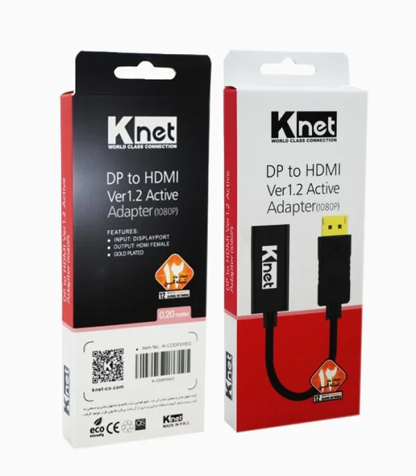 تبدیل Display به HDMI کی نت 20 سانتی متری مدل K-CODP2HD2