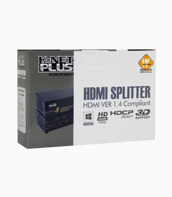 اسپلیتر ۲ پورت HDMI کی نت پلاس مدل KP-SPHD1402