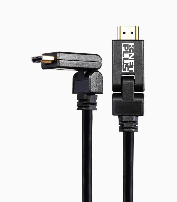 کابل HDMI با قابلیت چرخش ۹۰ درجه کی نت پلاس ۱٫۸ متری مدل KP-CHR2018