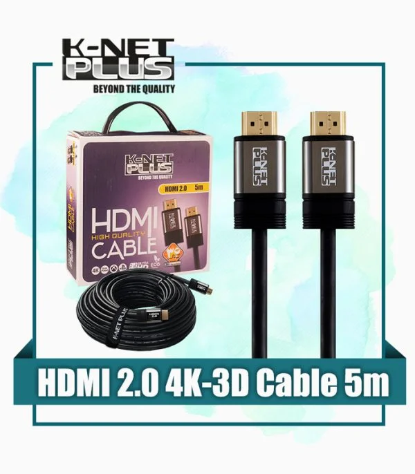 کابل HDMI 2.0 کی نت پلاس ۵ متری مدل KP-CH20050