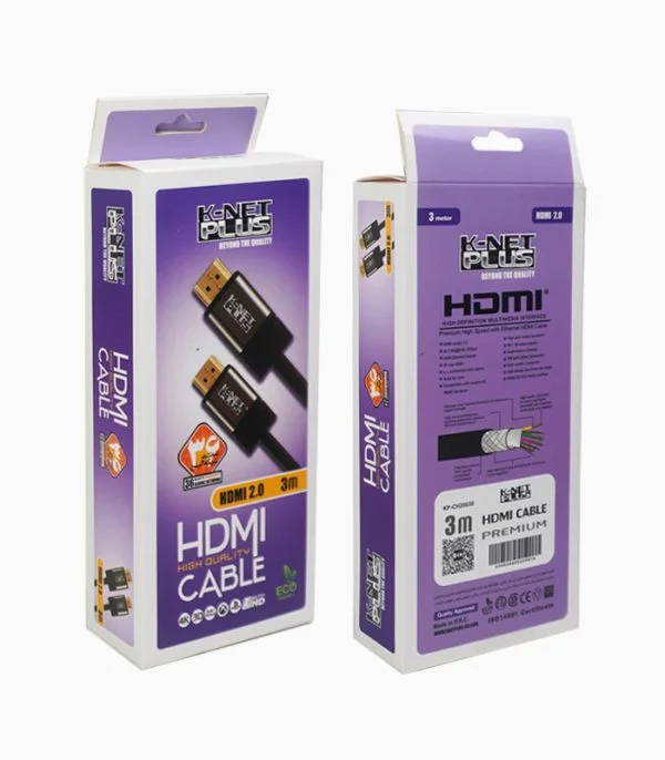 کابل HDMI 2.0 کی نت پلاس ۳ متری مدل KP-CH20030