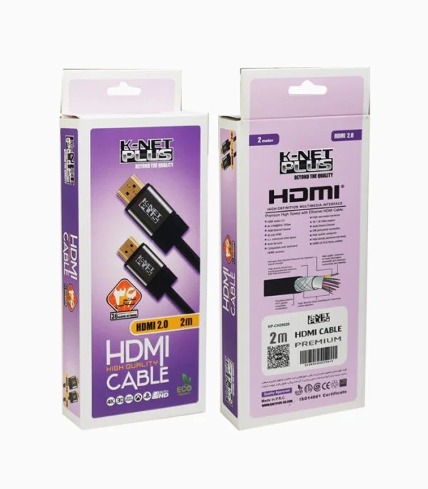 کابل HDMI 2.0 کی نت پلاس ۲ متری مدل KP-CH20020