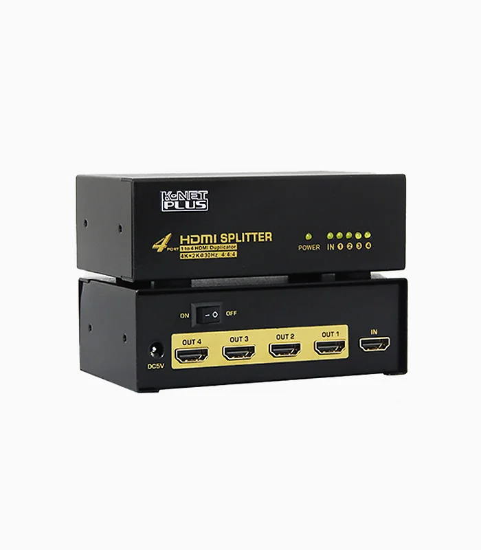 اسپلیتر ۴ پورت HDMI کی نت پلاس مدل KP-SPHD1404