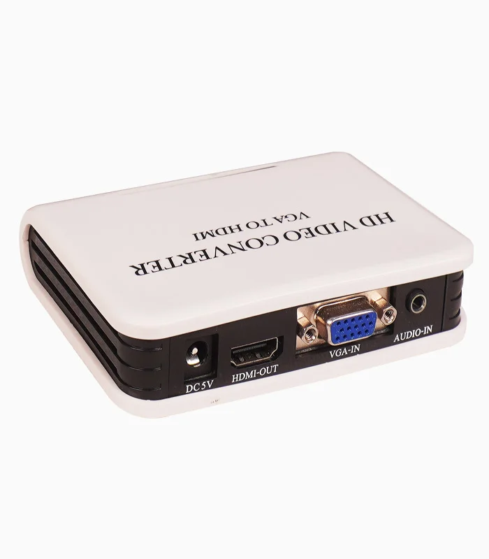 مبدل HDMI به VGA کی نت مدل K-COHD2VGA + آداپتور