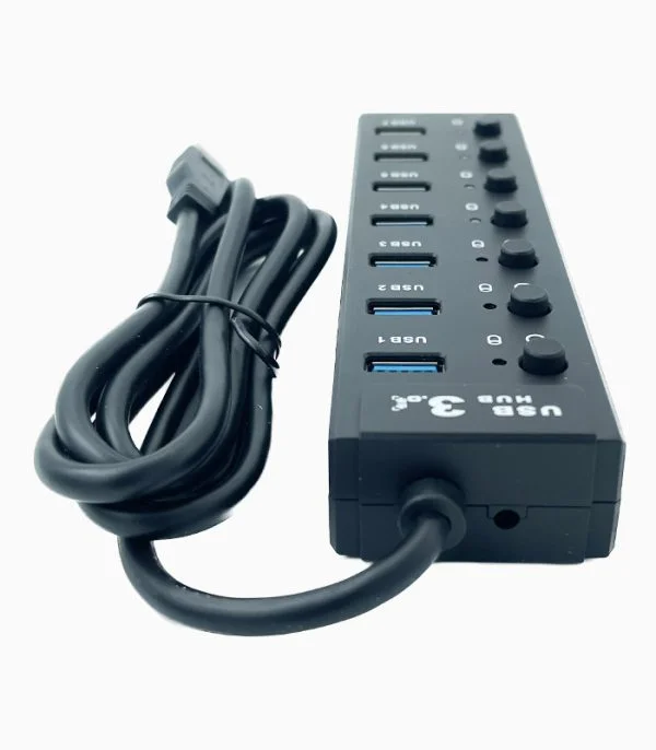 هاب ۷ پورت USB 3.0 کلید دار کی نت مدل K-HUAMH907