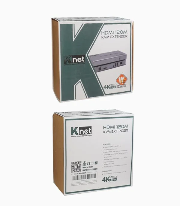 سوئیچ کی وی ام اکستندر HDMI تا 120 متر کی نت مدل KE7120
