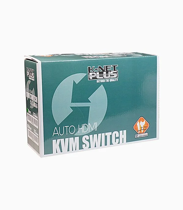 سوئیچ کی وی ام ۴ پورت HDMI کی نت پلاس مدل KP-SWKH404