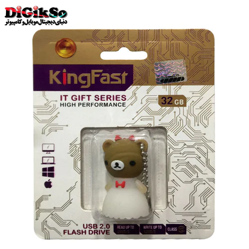 فلش عروسکی 32 گیگ طرح خرس عروس مدل Baby Girl Bear BE-11