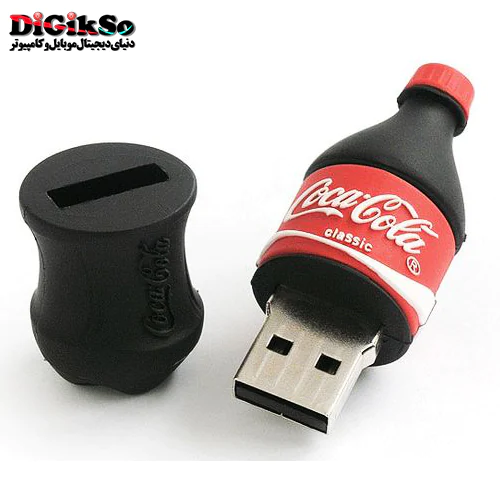 فلش عروسکی 32 گیگ طرح نوشابه کوکاکولا مدل CocaCola DK-10