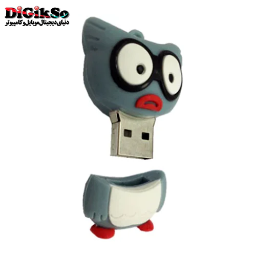 فلش عروسکی 32 گیگ طرح جغد خاکستری مدل Puppy Owl BF-11