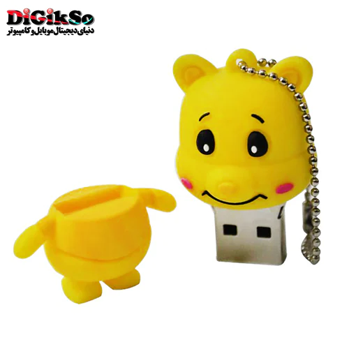 فلش عروسکی 32 گیگ طرح خرس زرد مدل Yellow Bear BE-13
