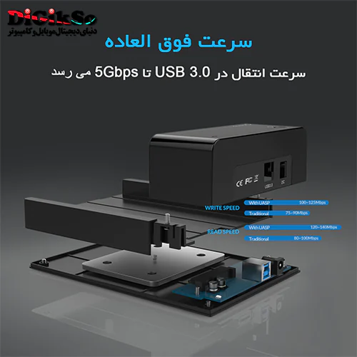 داک هارد اوریکو مدل 6518US3 V2.0