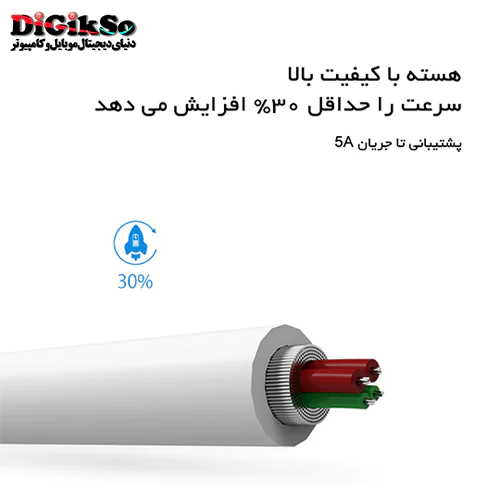 کابل فست شارژ تایپ سی (Type-C) اوریکو مدل ATC-10 به طول 1 متر