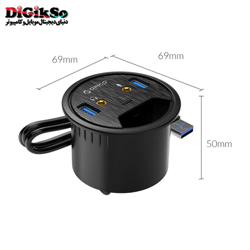 هاب 5 پورت USB 3.0 اوریکو مدل DESK-2U1C