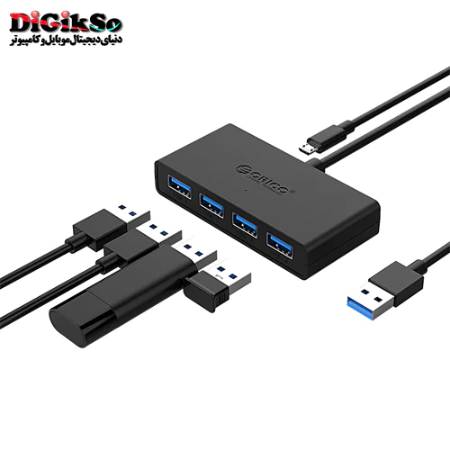 هاب 4 پورت USB 3.0 اوریکو مدل G11-H4-U3
