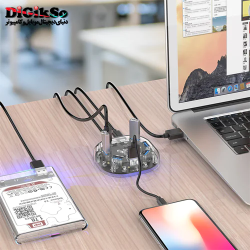 هاب 7 پورت USB 3.0 اوریکو مدل H7U-U3