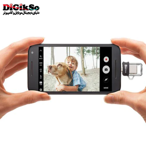 فلش OTG سن دیسک USB3.0 مدل Ultra Dual Drive M3 SDDD3 ظرفیت 16 گیگ