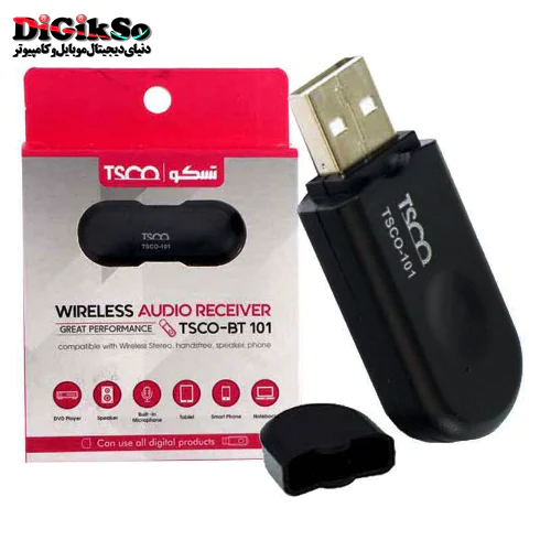 دانگل بلوتوث(گیرنده صدا) تسکو TSCO BT 101