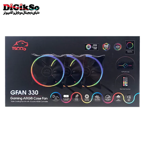 کیت فن کیس گیمینگ تسکو مدل GFAN 330