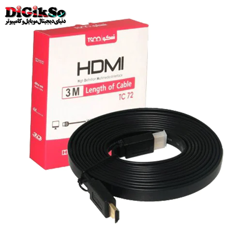 کابل HDMI تسکو مدل TSCO TC 72 به طول 3 متر