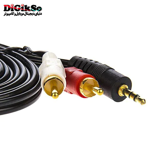 کابل RCA به AUX(جک 3.5 میلی‌متری به RCA) دو متری تسکو مدل TC 81