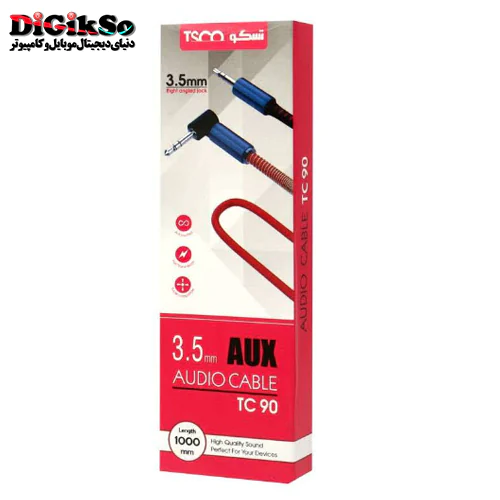 کابل AUX تسکو مدل TSCO TC 90 به طول 1 متر