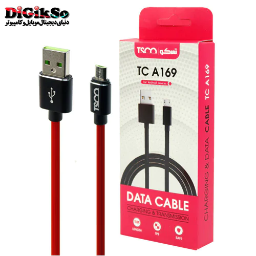 کابل MicroUSB به USB تسکو مدل TC A169 به طول 1 متر
