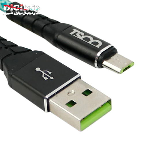کابل شارژ کنفی micro USB تسکو مدل TC A204 به طول 1 متر