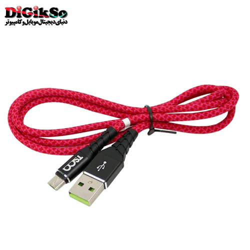 کابل شارژ کنفی micro USB تسکو مدل TC A204 به طول 1 متر