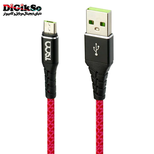 کابل شارژ کنفی micro USB تسکو مدل TC A204 به طول 1 متر