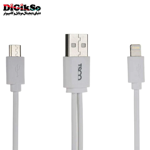 کابل شارژ دو سر تسکو مدل TSCO TC A28 به طول 0.2 متر
