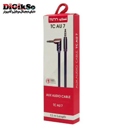 کابل AUX تسکو مدل TSCO TC AU7 به طول 1.5 متر