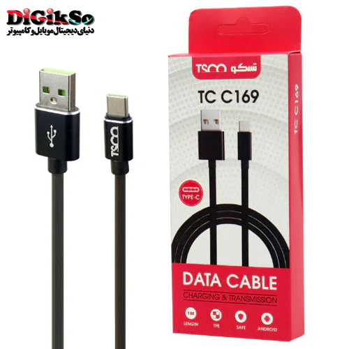 کابل تایپ سی به USB تسکو مدل TC C169 به طول 1 متر